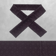 画像をギャラリービューアに読み込む, 《男女兼用》麻の葉 茶色 半衿 絹 日本製 着物 振袖 和装 カジュアル おしゃれ | 和想館