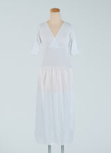 画像をギャラリービューアに読み込む, ワンピース肌着 きものスリップ (紐なし) 肌襦袢 白 着物 振袖