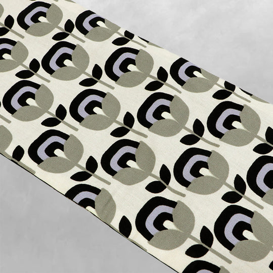 《芯無し》フリル付き♪ リバーシブル 半幅帯 北欧柄 × レース 3color ゆかた帯 日本製 | 和想館