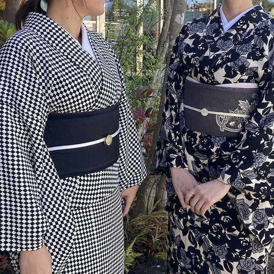 [仕立て上がり] 洗える 着物 ダイヤ チェック 2color 日本製  | 和想館