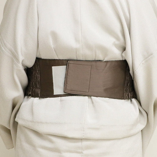 前板 まわりっ子 茶色 伸縮性 マジックテープで留められる 日本製 着物 振袖