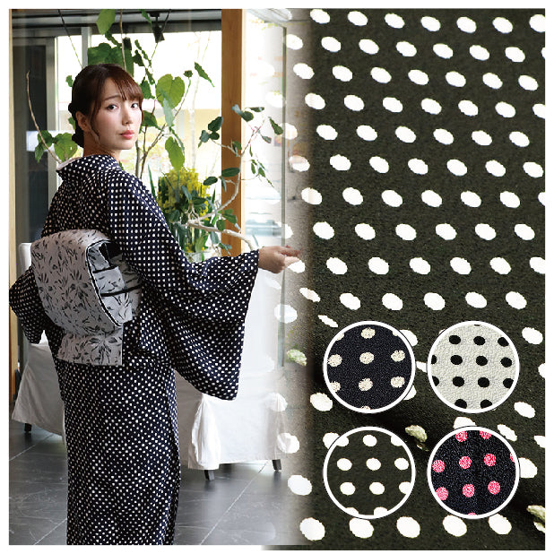 [Made-to-order] Modern Kimono Dots Washable