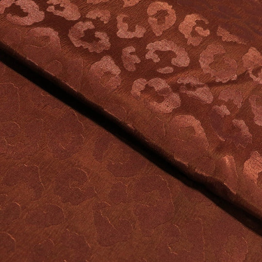 モダン着物 レオパード柄 洗える着物シリーズ <仕立て代込>