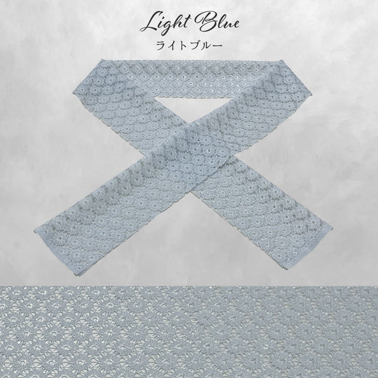 《衿元に遊び心を》小花 半衿 レース 全5色 日本製 花柄 着物 振袖 成人式 大人可愛い