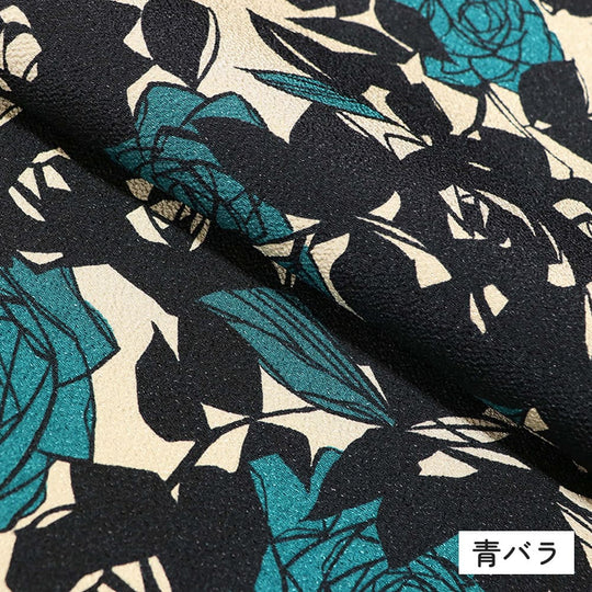 [仕立て上がり] 洗える 着物 大胆な バラ 3color 日本製  | 和想館