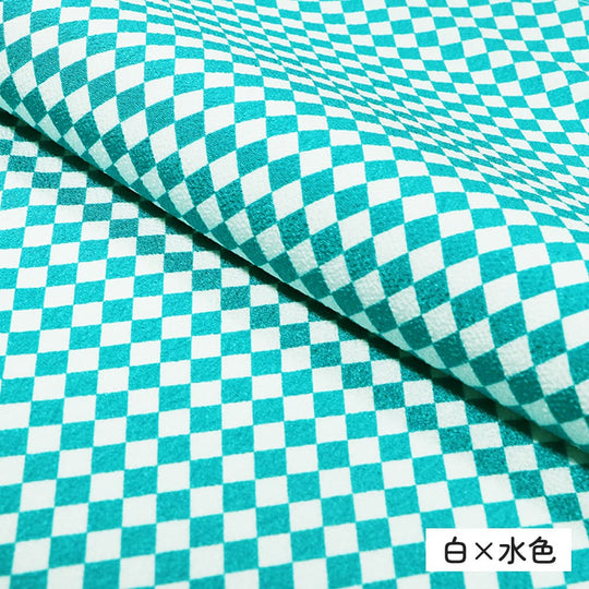 [仕立て上がり] 洗える 着物 ダイヤ チェック 2color 日本製  | 和想館