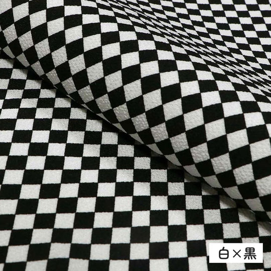 [仕立て上がり] 洗える 着物 ダイヤ チェック 2color 日本製  | 和想館
