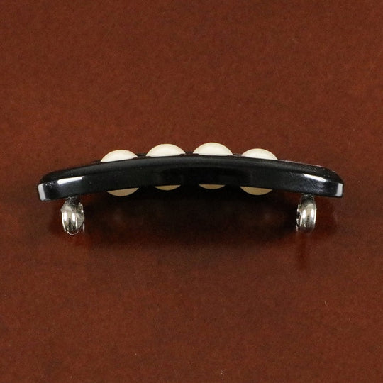 ＼赤札商品／ 帯留 パール 黒×パール 日本製 セレモニー フォーマル オケージョン 入学 卒業 お呼ばれ