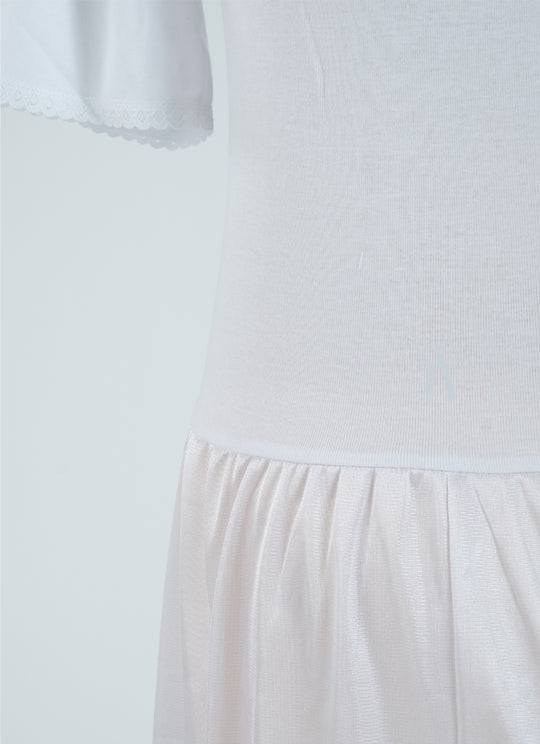 ワンピース肌着 きものスリップ (紐なし) 肌襦袢 白 着物 振袖