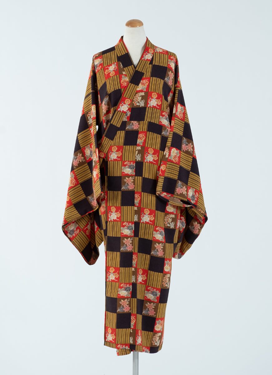 New Kimono Checkered