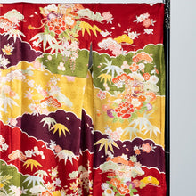 Load image into Gallery viewer, Furisode Red Multicolor Classic Ready-made 01010003
