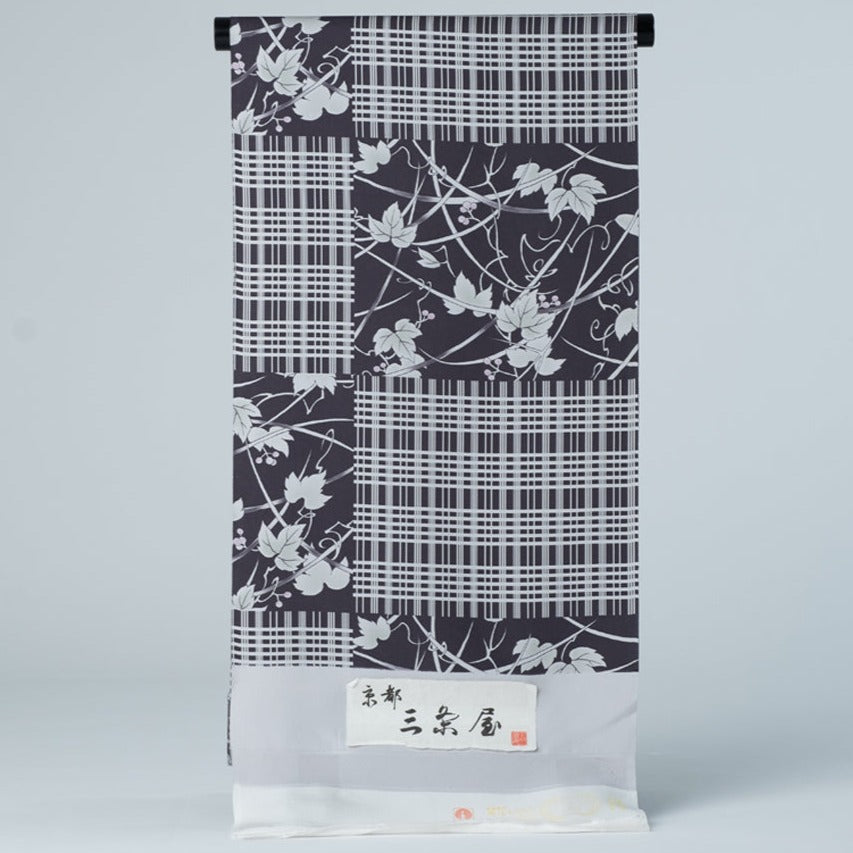 Komon Fabric Ivy Kyoto Sanjoya Tango Chirimen Yuzen Silk Casual
