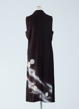 Load image into Gallery viewer, Sleeveless Dress Kimono Snow ring Silk
