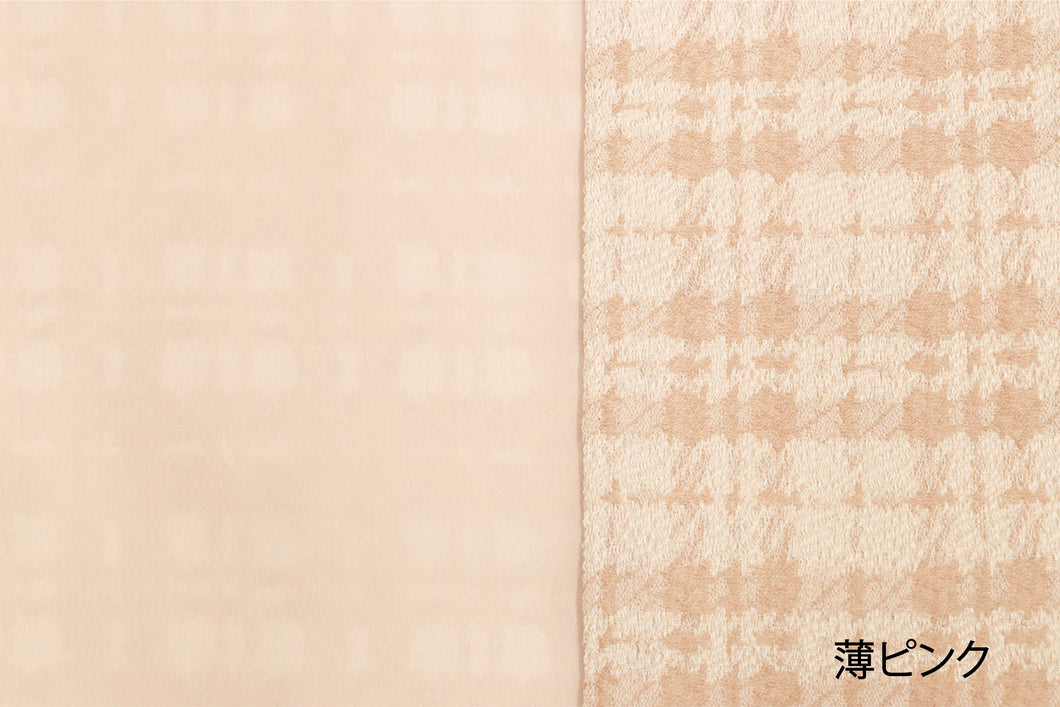 《和想館オリジナルコート》 チェックジャカード 全6色 洗える着物シリーズ 日本製【現品】