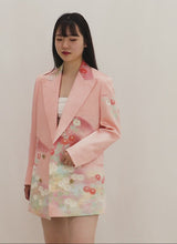 Load and play video in Gallery viewer, Kimono Tailored Jacket Manjugiku Silk
